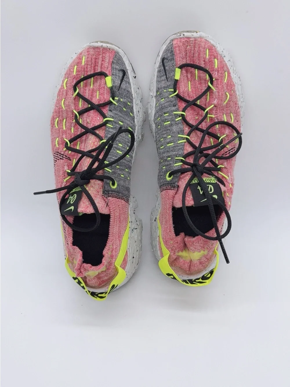 Nike Space Hippie 04 Lemon Venom/Black/ Artic Pink Women's Size 8.5